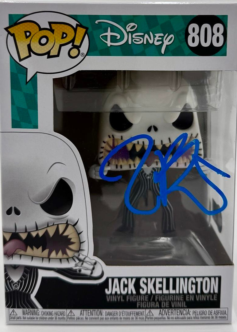 Tim Burton Signed Funko Pop #808 Jack Skellington (Nightmare Before Christmas) *RARE* - Beckett COA